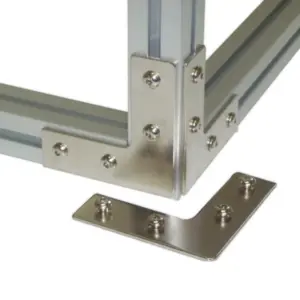 Кутова пластина (з’єднувальна) для алюмінієвого профілю 30×30