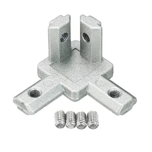 Кутовий з'єднувач для верстатного профілю 2020