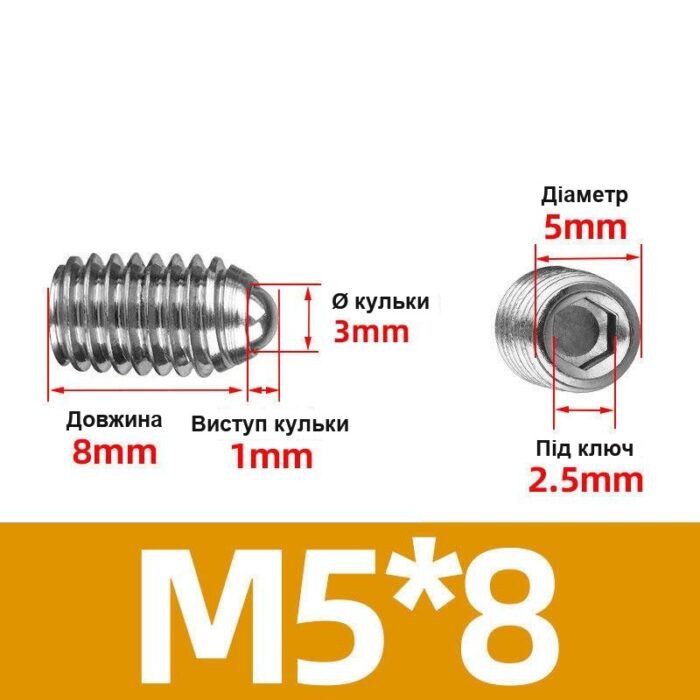 plunger-ball-m5-8 Плунжер кульковий гвинтовий М5 - 8 мм
